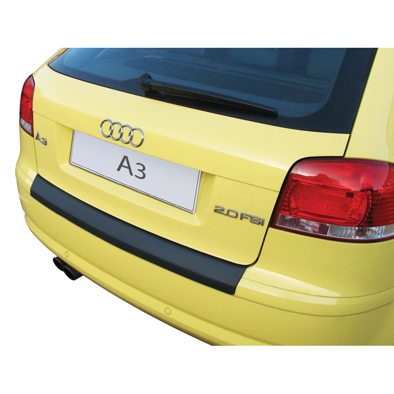 ABS Rear bumper protector  Audi A3 8P 3 doors 2003-2008 Black