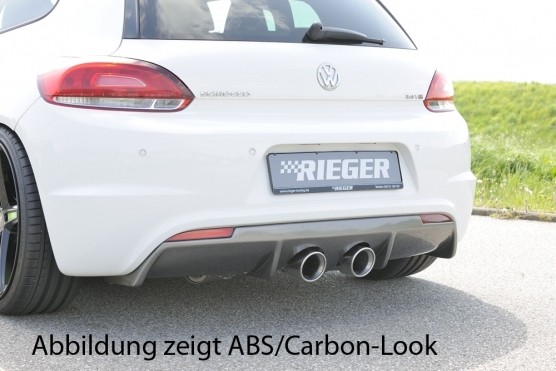 Diffuser Volkswagen Scirocco Rieger Glans Zwart