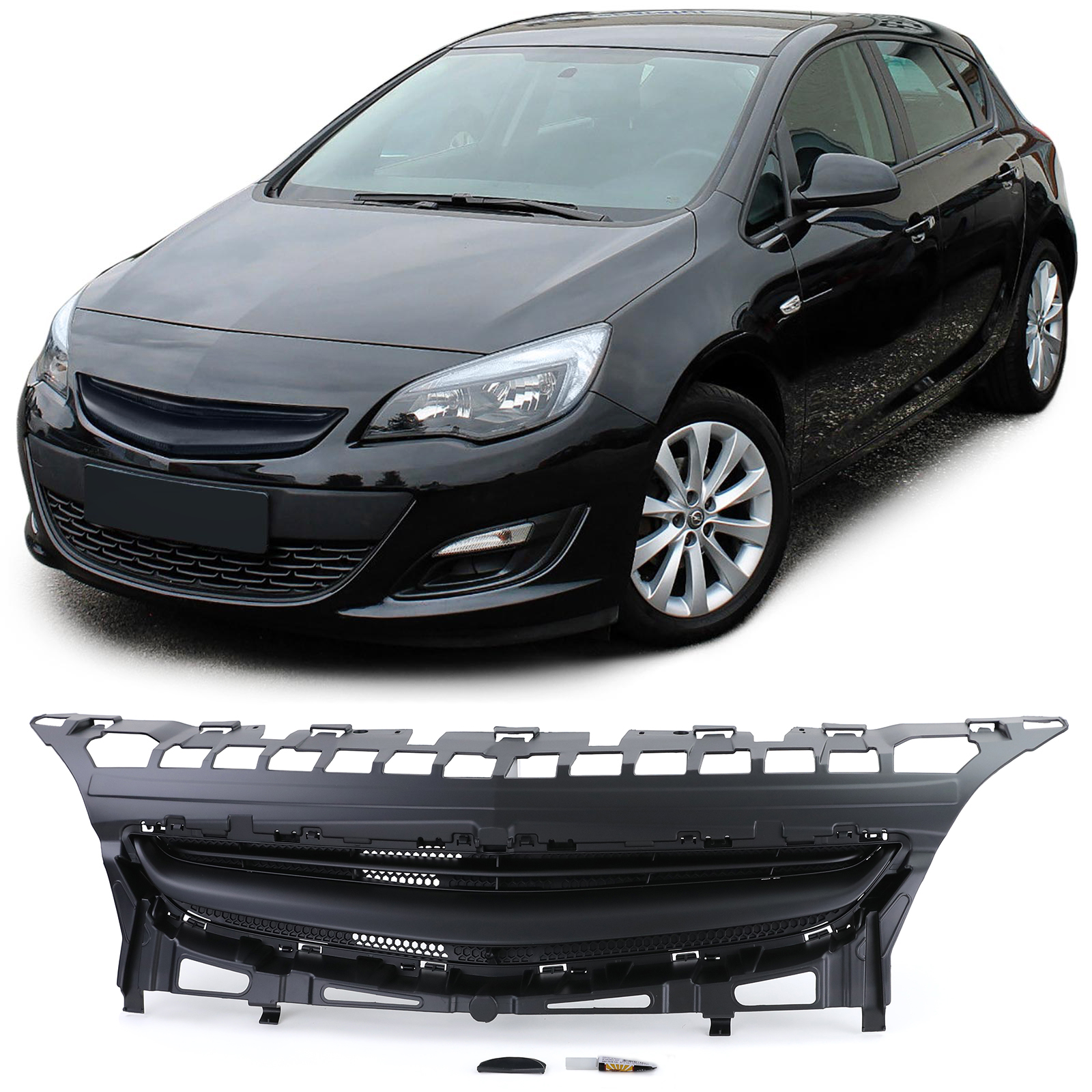 Embleemloze grill Opel Astra J 5 Deurs 12-15