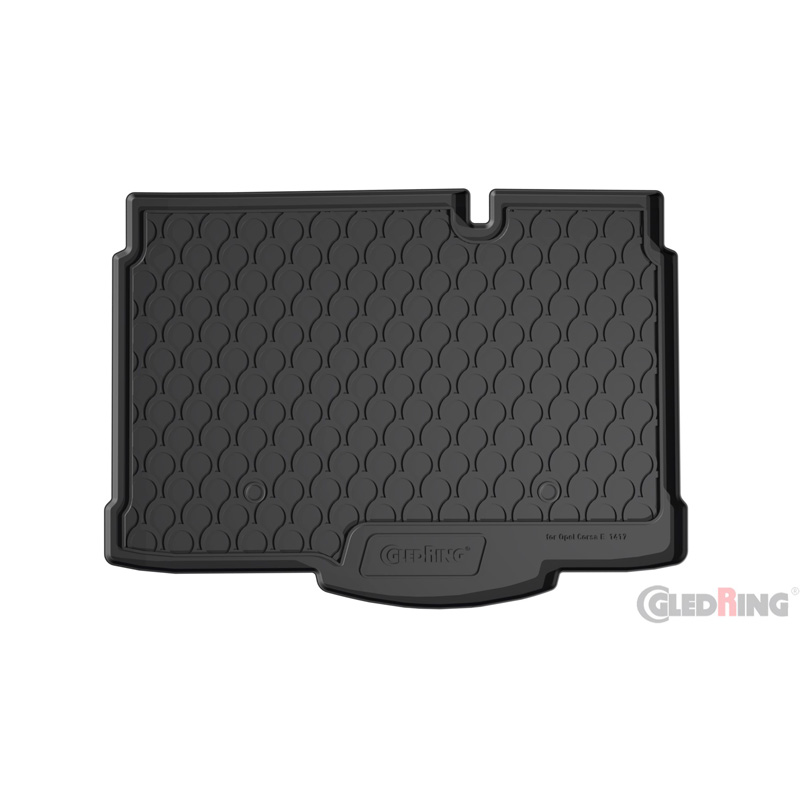 Rubbasol (Rubber) Trunk mat  Opel Corsa E 2014-2019 (Lower floor)