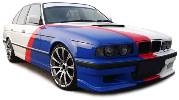 Headlights BMW E32 / E34 88-94 Black