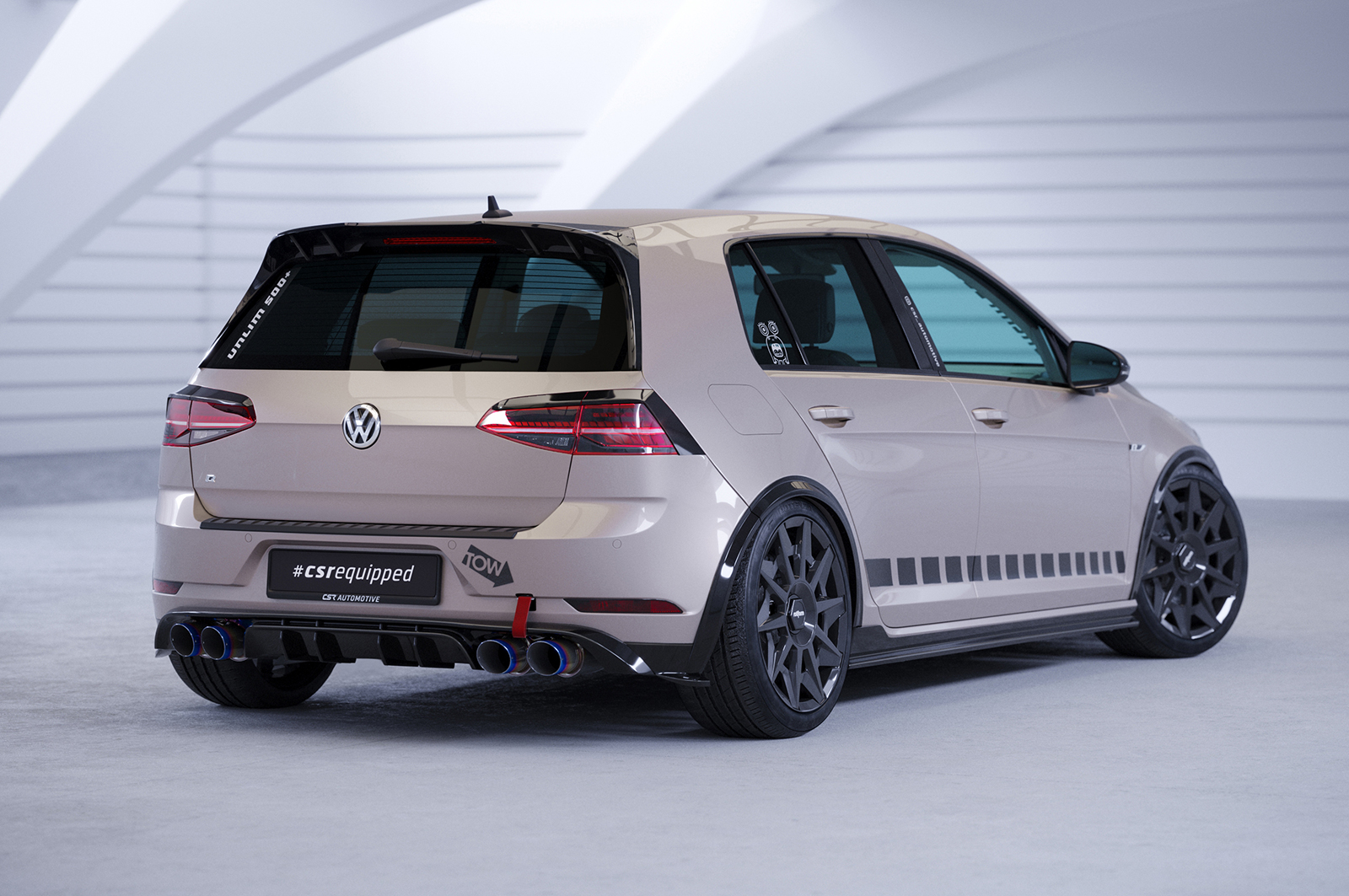 Spatbordverbreders Volkswagen Golf 7 CSR