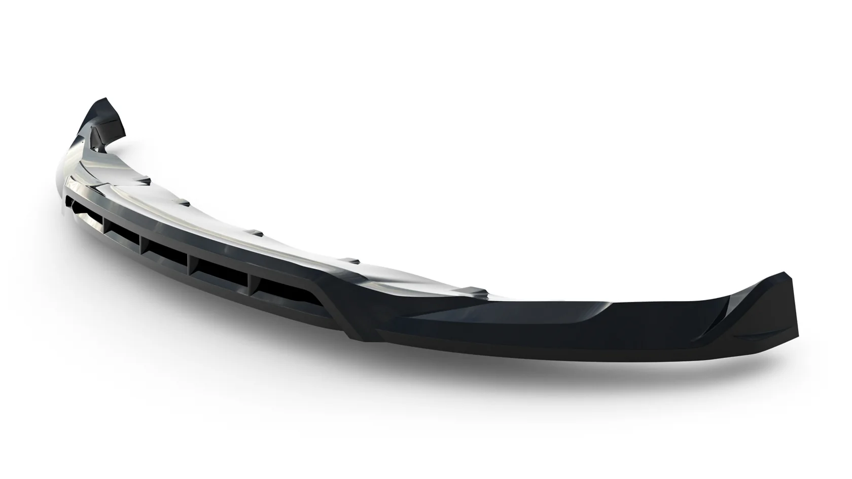 Voorspoiler passend voor Ford Explorer ST Mk6 Glanzend zwart – Maxton Design