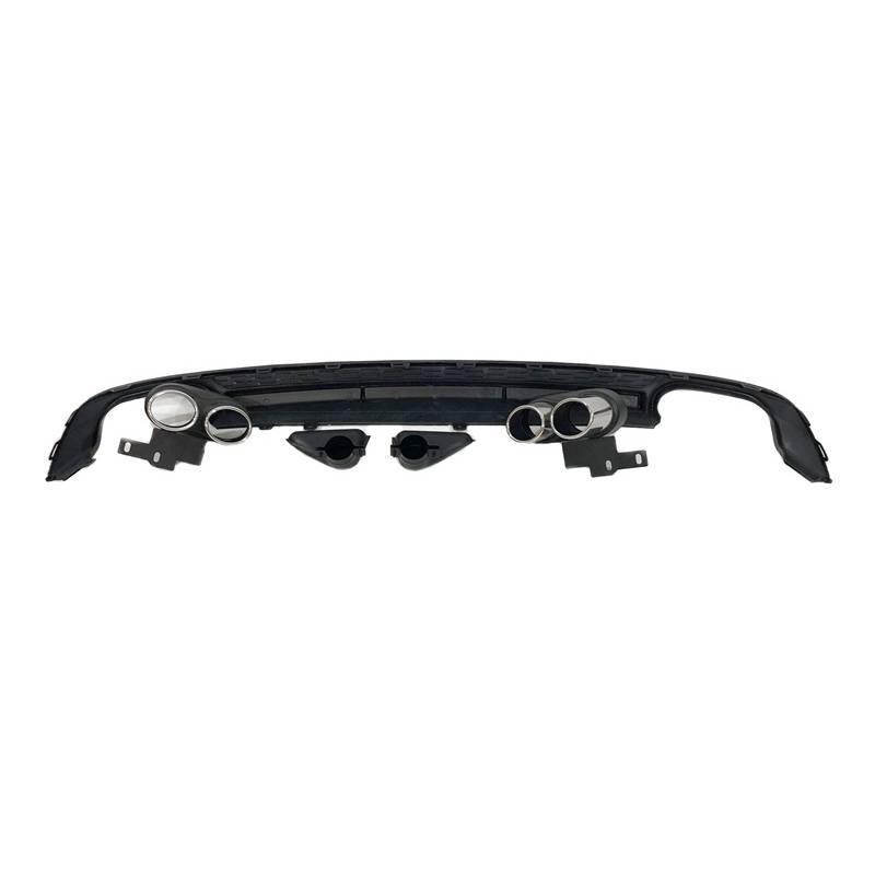 Diffuser Audi A6 C8 S-Line S6 Look Chroom