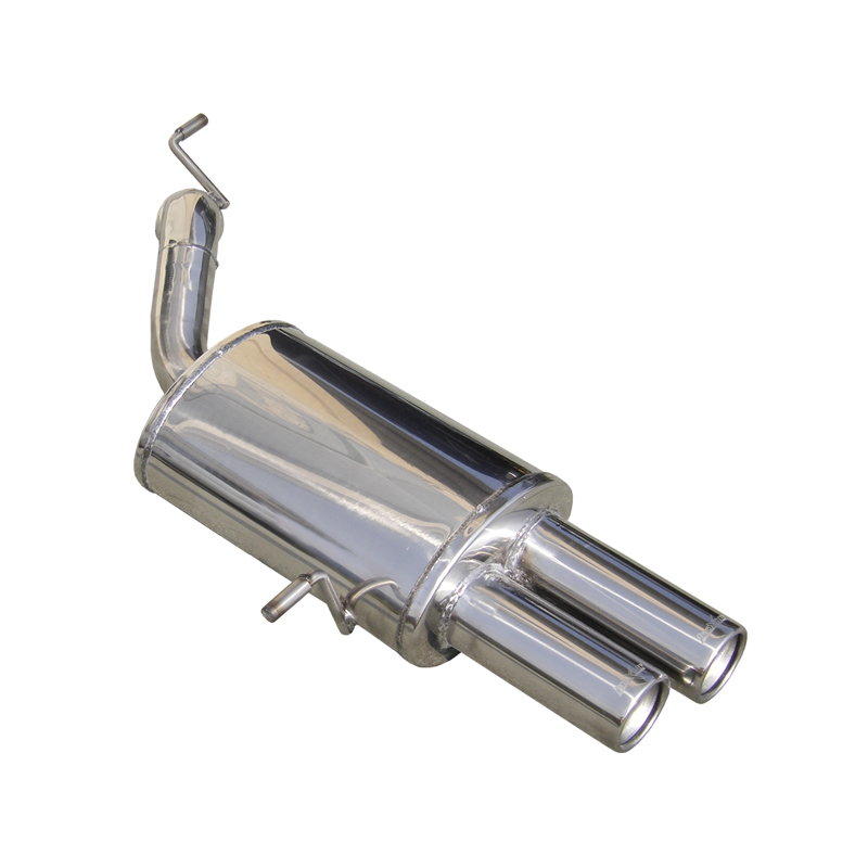 100% Inox Sport Exhaust  Peugeot 407 2.7 HDi 24v (204HP) 2006- 2x80mm