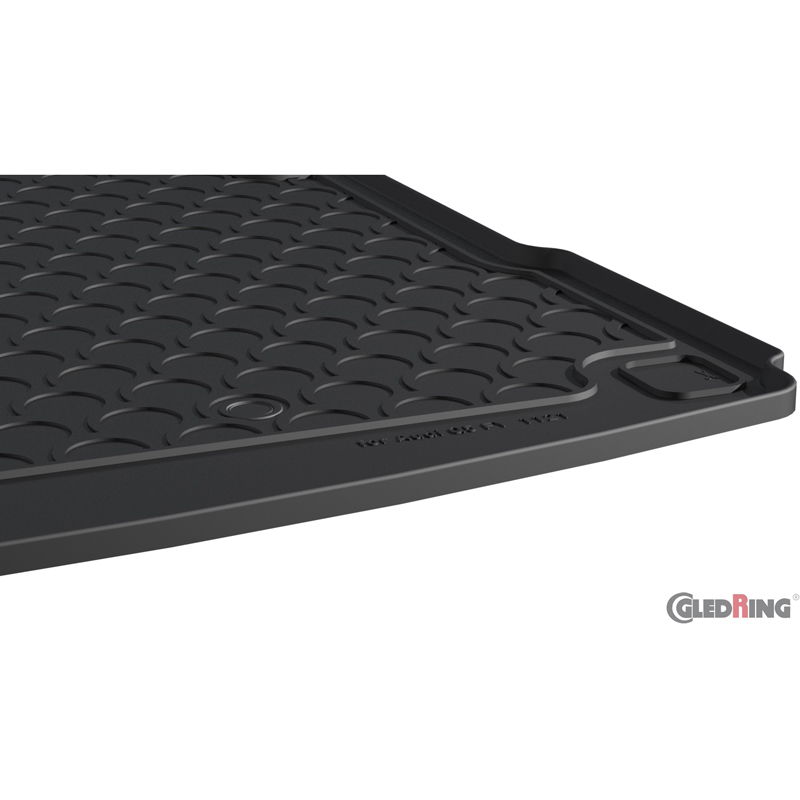 Rubbasol (Rubber) Trunk mat  Audi Q5 2017- excl. TFSi-e (Upper floor + Trunk package incl. net + Fixed rear bench)
