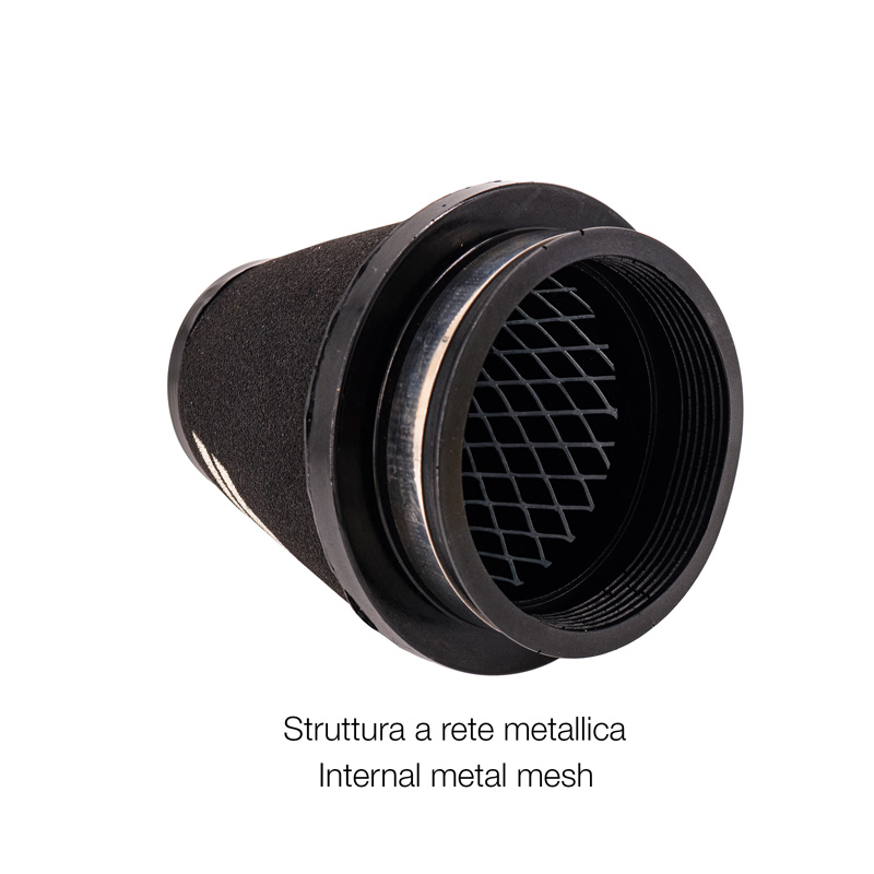 Simoni Racing Foam Air Filter Universal - 124/76mm - Black - incl. 3 adapter rings