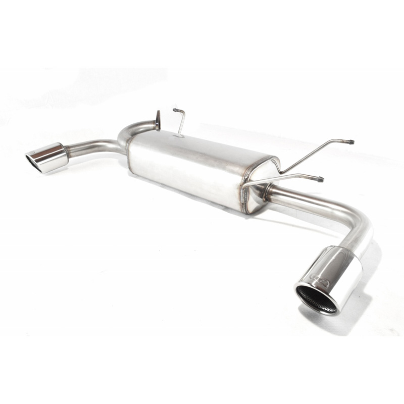 Double stainless steel sport exhaust  Mazda MX5 NB 1.6i 81kW/1.8i 103kW 1998-2005 90mm