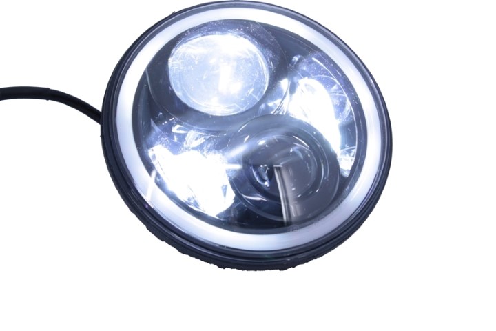 Headlights VW Golf I / II / Kafer / Jeep Wrangler / Defender Full LED