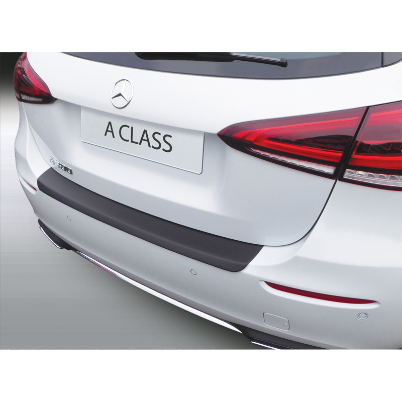 ABS Rear bumper protector  Mercedes A-Class W177 2018- Black