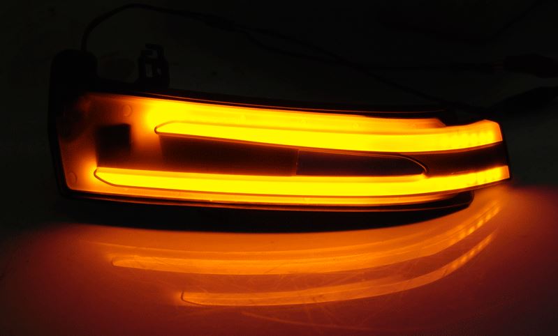 Side Mirror Turn Signals Mercedes W204 / W212 / W176 / W221 / X204 SMOKE LED Dynamic