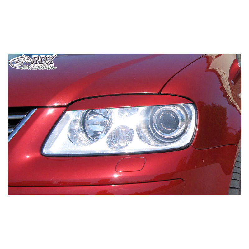 Koplampspoilers  Volkswagen Touran 1T 2003-2006 & Caddy 2004-2010 (ABS)