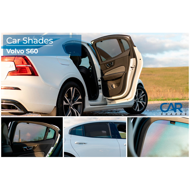 Set Car Shades (rear side doors)  Volvo S60 III 2018- (2-pieces)