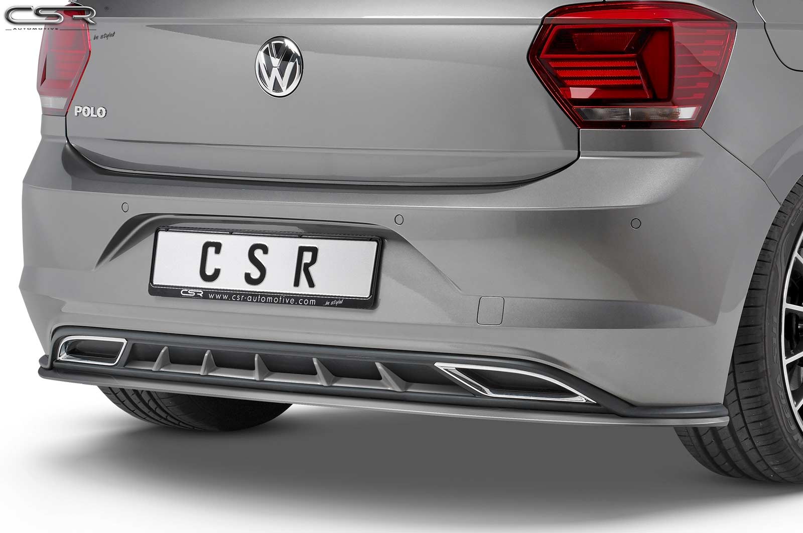 Achterbumper Diffusor Volkwagen Polo 2G 09/2017-