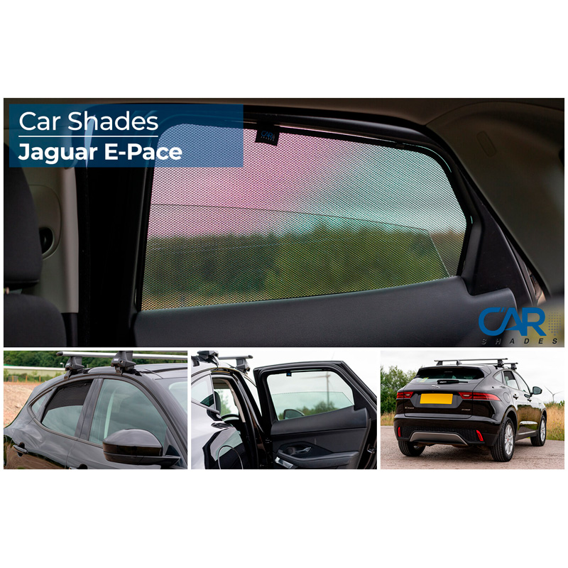 Set Car Shades (rear side doors)  Jaguar E-Pace 2017- (2-pieces)