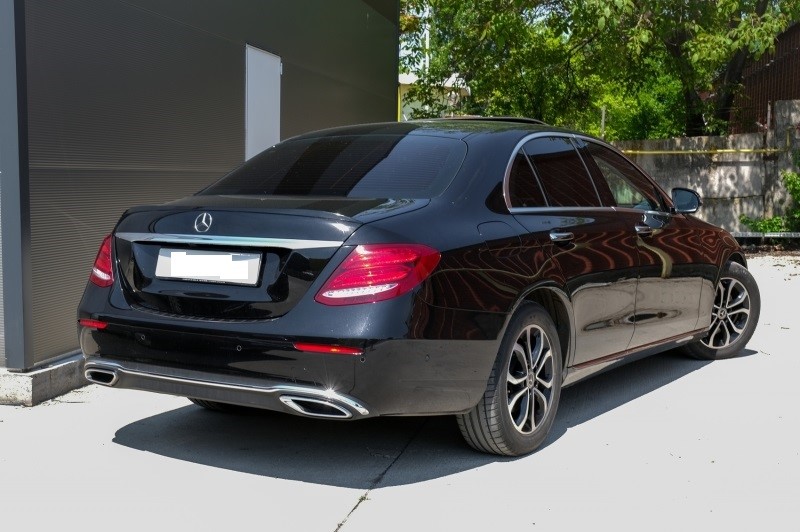 Achterklep Spoiler Mercedes E-Class W213 Mat Zwart
