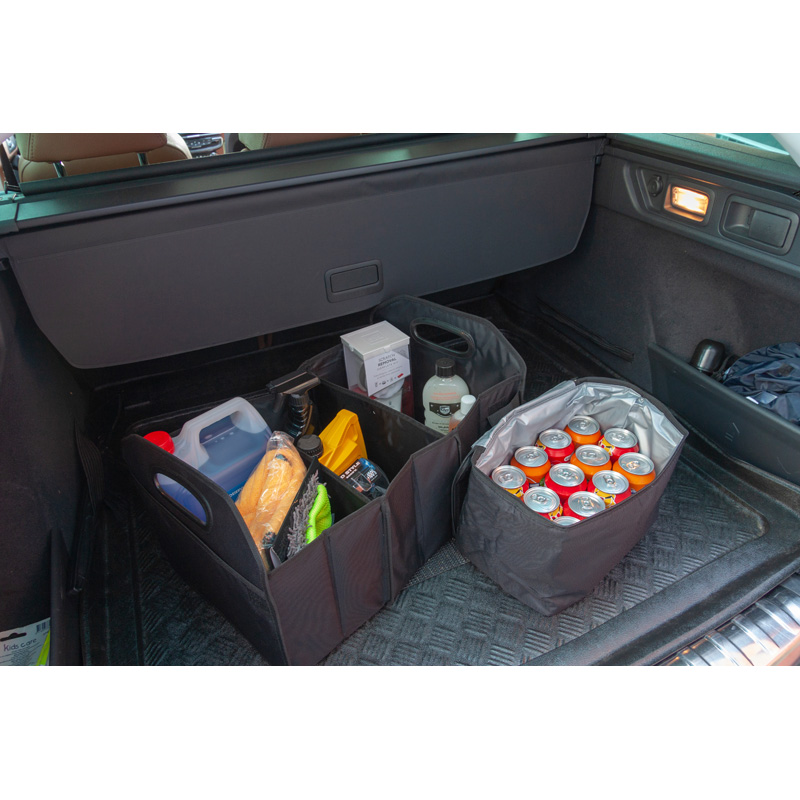 Comfortline Opvouwbare Kofferbak Organizer - Zwart - incl. koelvak