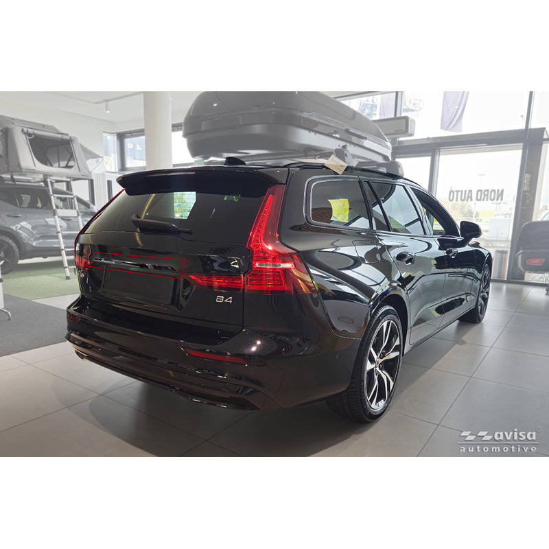 Avisa Zwart Chroom RVS Kofferbak Sierlijst  Volvo V60 II 2018-