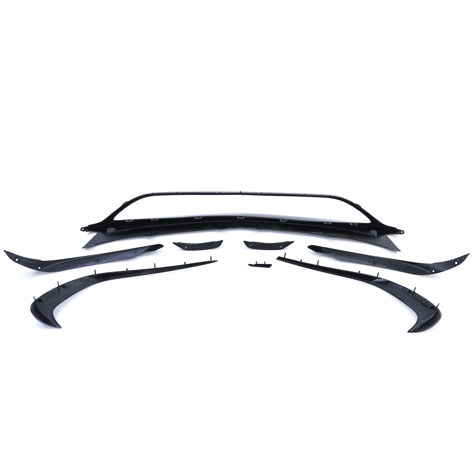 Mercedes A-Klasse W176 A45 Canards Aero 2015-2018 Glans Zwart