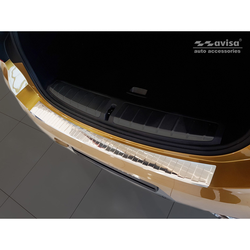 Stainless Steel Rear bumper protector  BMW X2 (F39) M-Package 2018-2023 'Ribs'