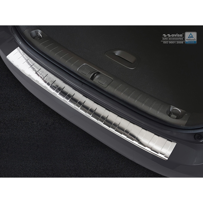 Stainless Steel Rear bumper protector  Fiat Tipo SW 2016-2020 & FL 2020- + Tipo SW Cross 2022- 'Ribs'