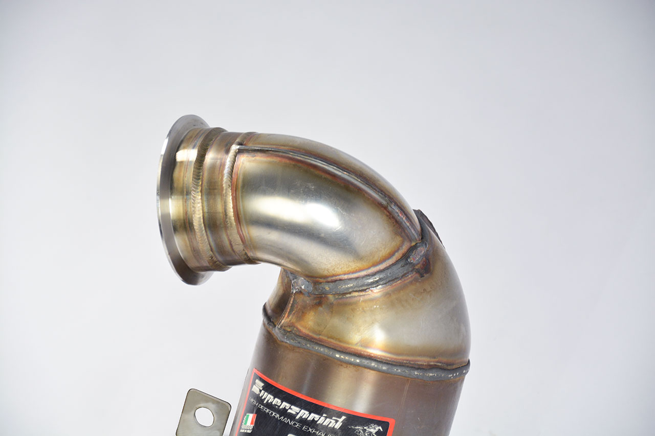 AUDI A3 8V QUATTRO 1.8 TFSi (180 Hp) 2013 -> 2015 Turbo downpipe kit + Metallic 200 CPSI catalytic c