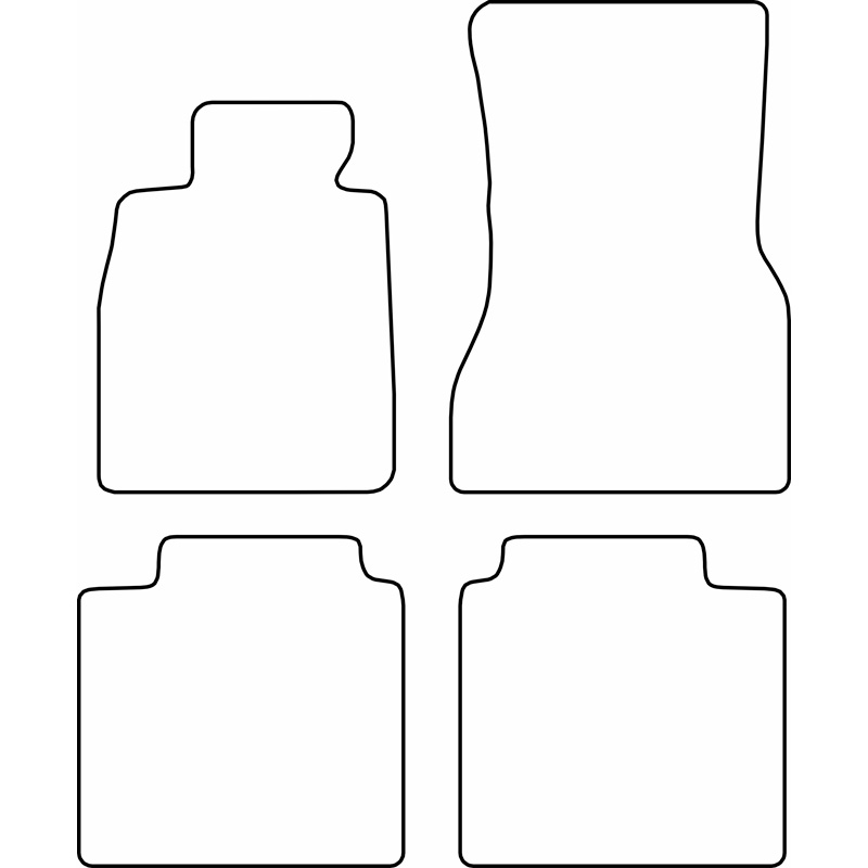Automatten Velours  BMW 7-Serie (G70) 2022-
