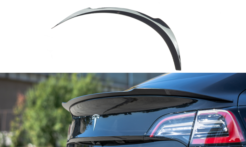 Spoiler Tesla Model 3 Maxton Glans Zwart