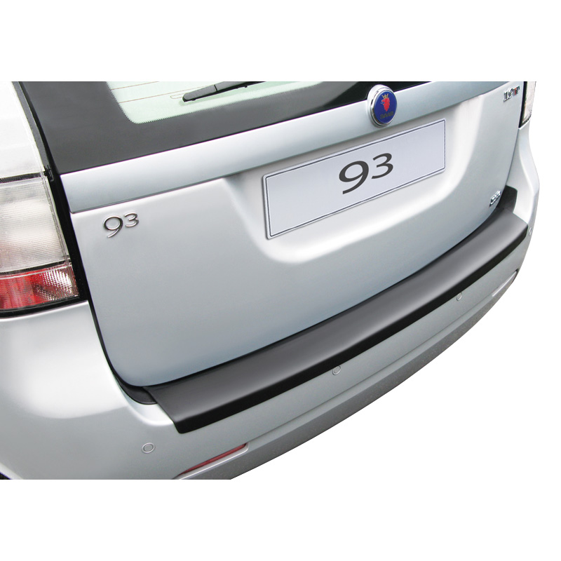 ABS Rear bumper protector  Saab 9.3 Estate 2005- Black