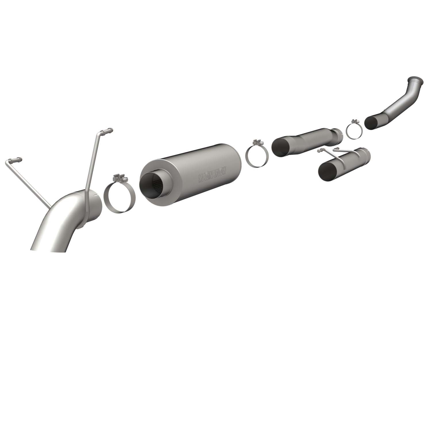 Dodge SYS TB 04-07 Dodge Diesel EC/CC 4in Magnaflow Cat-Back