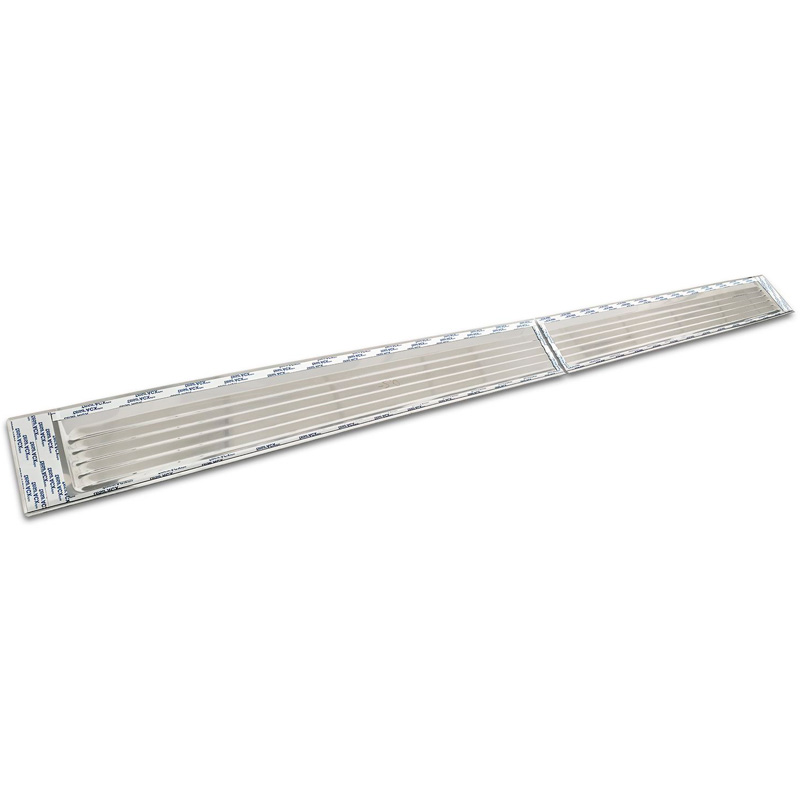 Avisa Stainless Steel Rear bumper protector  Fiat Ducato III Facelift 2023- / Opel Movano III Facelift 2023- / Toyota Proace Max 2024- 'Ribs' (2 pieces)