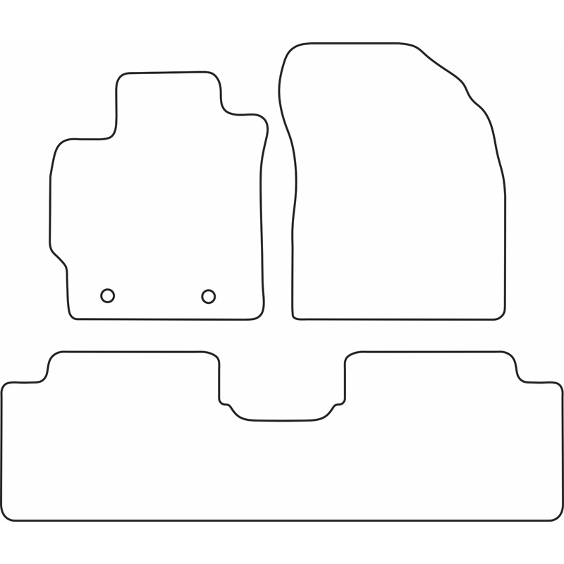 Automatten  Toyota Auris 2007-2012