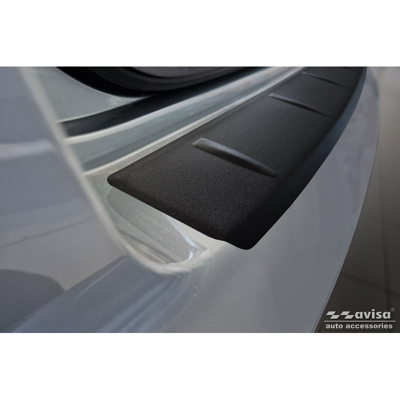 Matzwart RVS Achterbumperprotector  Skoda Kamiq Facelift 2024- 'Ribs'