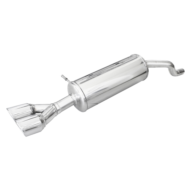 100% Inox Sport Exhaust  Renault Clio 4 1.2 GT 120hp 2013- 2x80mm X-Race