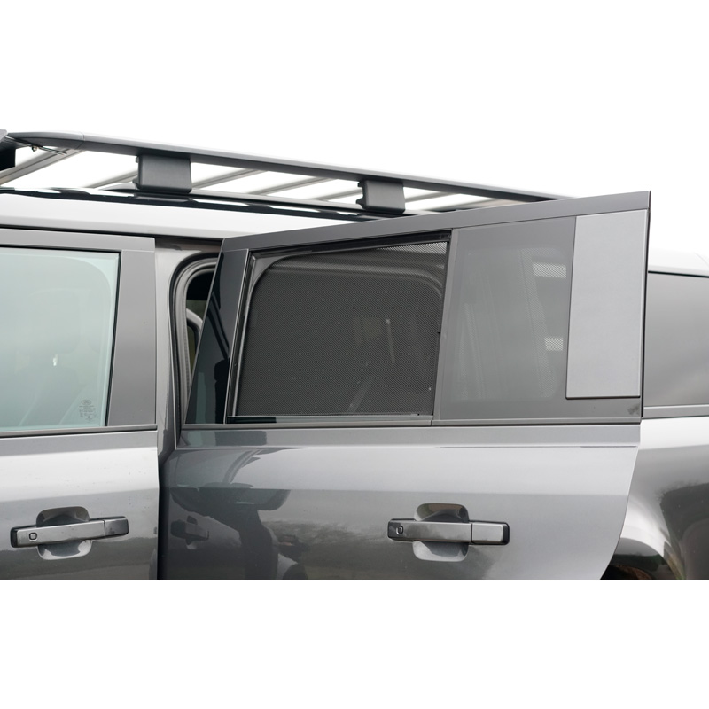 Set Car Shades (rear side doors)  Land Rover Defender D130 5-doors 2020- (4-pieces)
