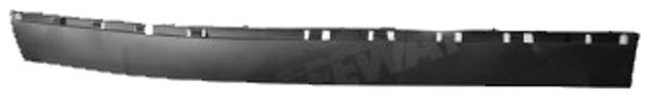 Bumper lijst rechts P406. 99-04 Chroom LIJST