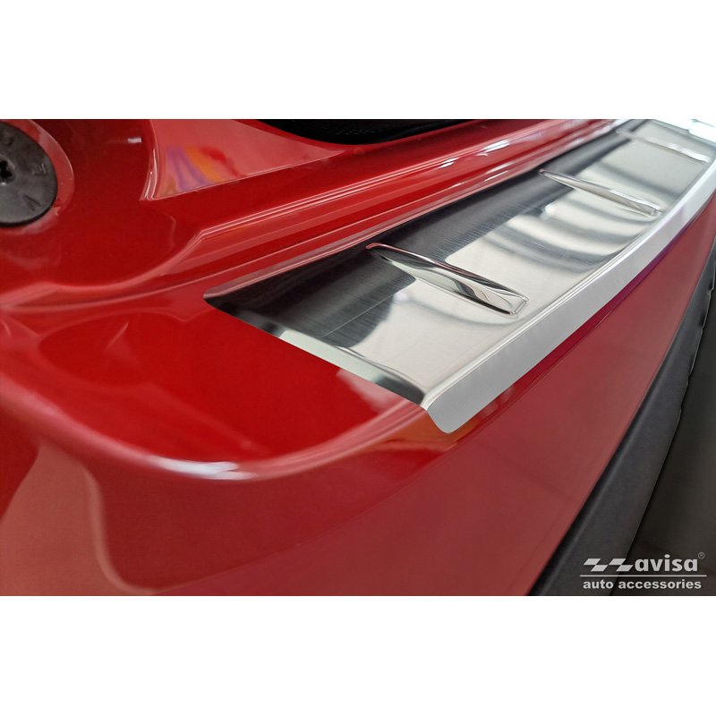 Stainless Steel Rear bumper protector  Fiat 600 Mild Hybrid / 600e 2023- 'Ribs'