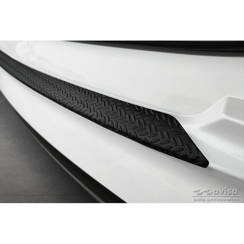 Matzwart Aluminium Achterbumperprotector  Kia Sorento IV 2020- 'Riffled Plate'
