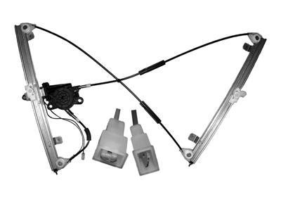 raammechanisme, 3 drs, incl motor, links, (geen CC) Peugeot 206,