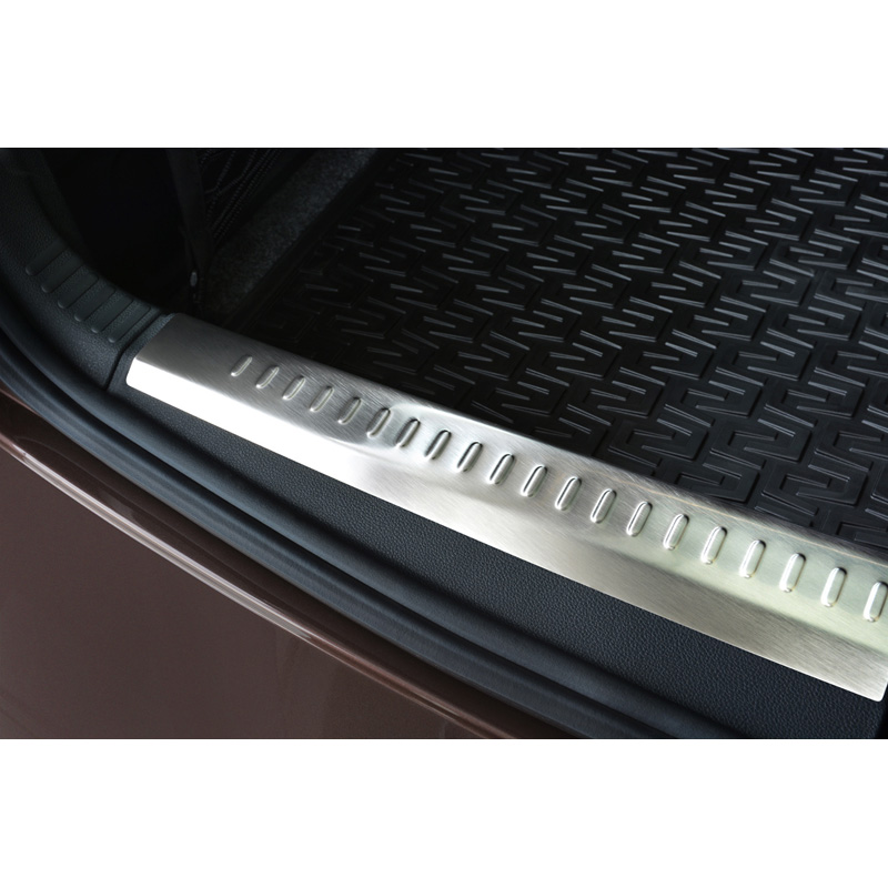 RVS Binnenste Achterbumperprotector  Skoda Octavia III Combi 2013-2016 & FL 2017-2020 (incl. Scout & RS) 'Ribs'