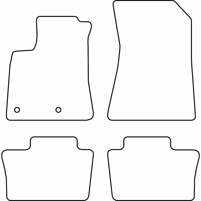 Set velour car mats  Renault Austral TCe Mild Hybrid 2022-