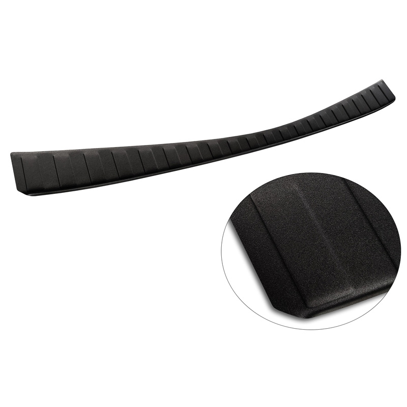 Matt Black Stainless Steel Rear bumper protector  Toyota Corolla XII Combi 2019- (incl. GR Sport) & Suzuki Swace Combi 2020- 'Ribs'