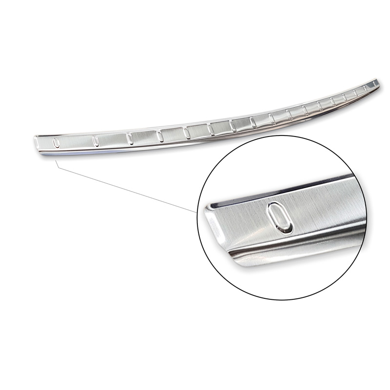 RVS Achterbumperprotector  Hyundai i20 II 5-deurs & Active Crossover FL 2018-2020 - 'Ribs'