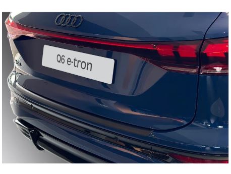 ABS Rear bumper protector  Audi Q6 e-tron (GFB) 2024- Black