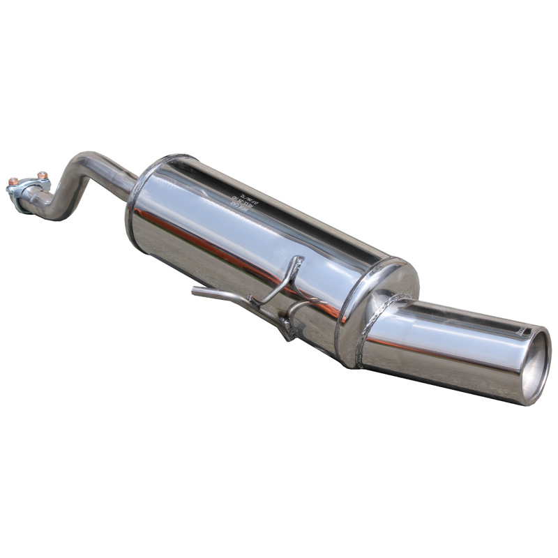 100% Inox Sport Exhaust  Renault Clio II 1.2 16v (75HP) 1998- 102mm