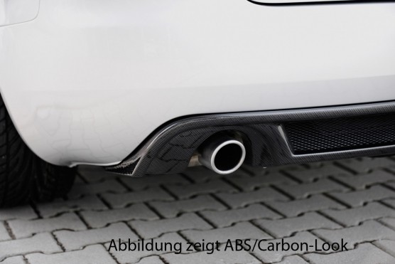 Achterbumper Diffusor Audi A4 cabrio (8H) ABS 02- Rieger