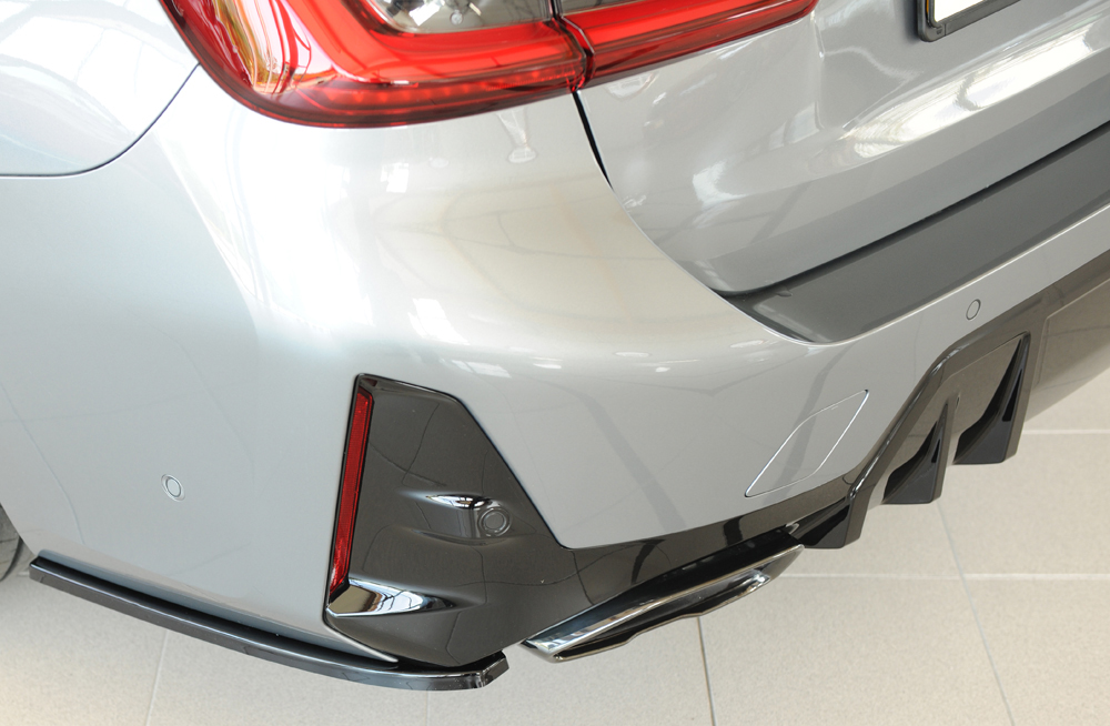 Zijdiffusers BMW 3 Serie M Pakket G20 G21 FL Rieger Glans Zwart