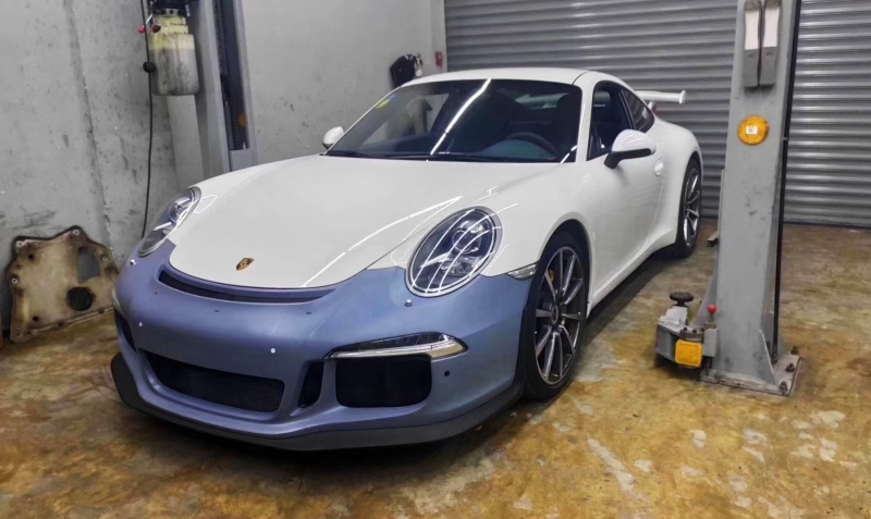 Voorbumper Porsche 911 997 to 991 GT3 Design (05-12)