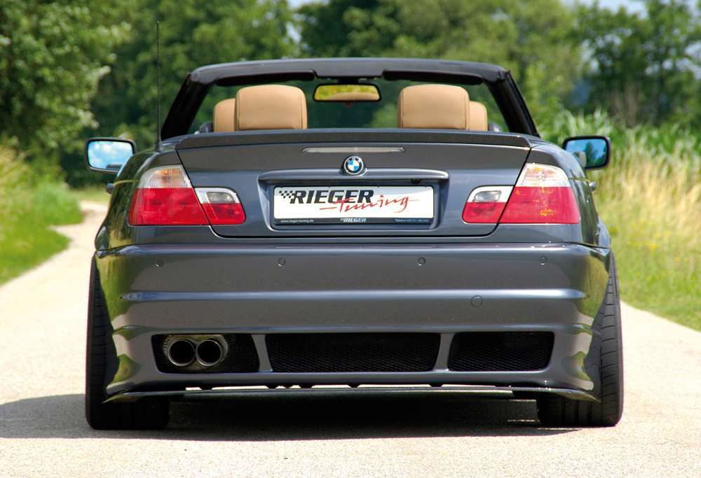 Achter Skirt BMW E46 coupe/cabrio Rieger