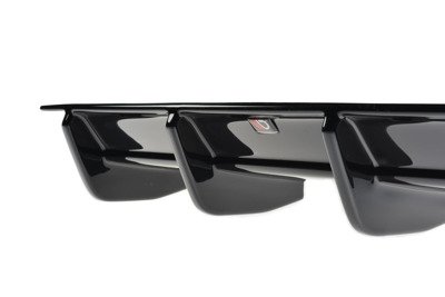 Diffuser VW Golf 7.5 R Facelift Glans Zwart